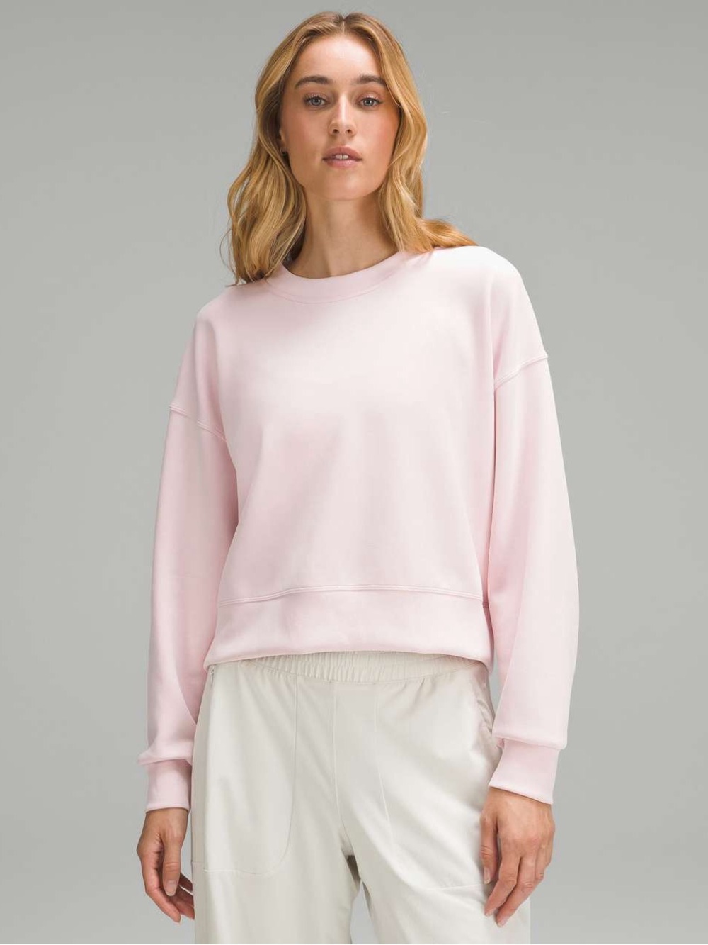 Lululemon Softstreme Perfectly Oversized Cropped Crew